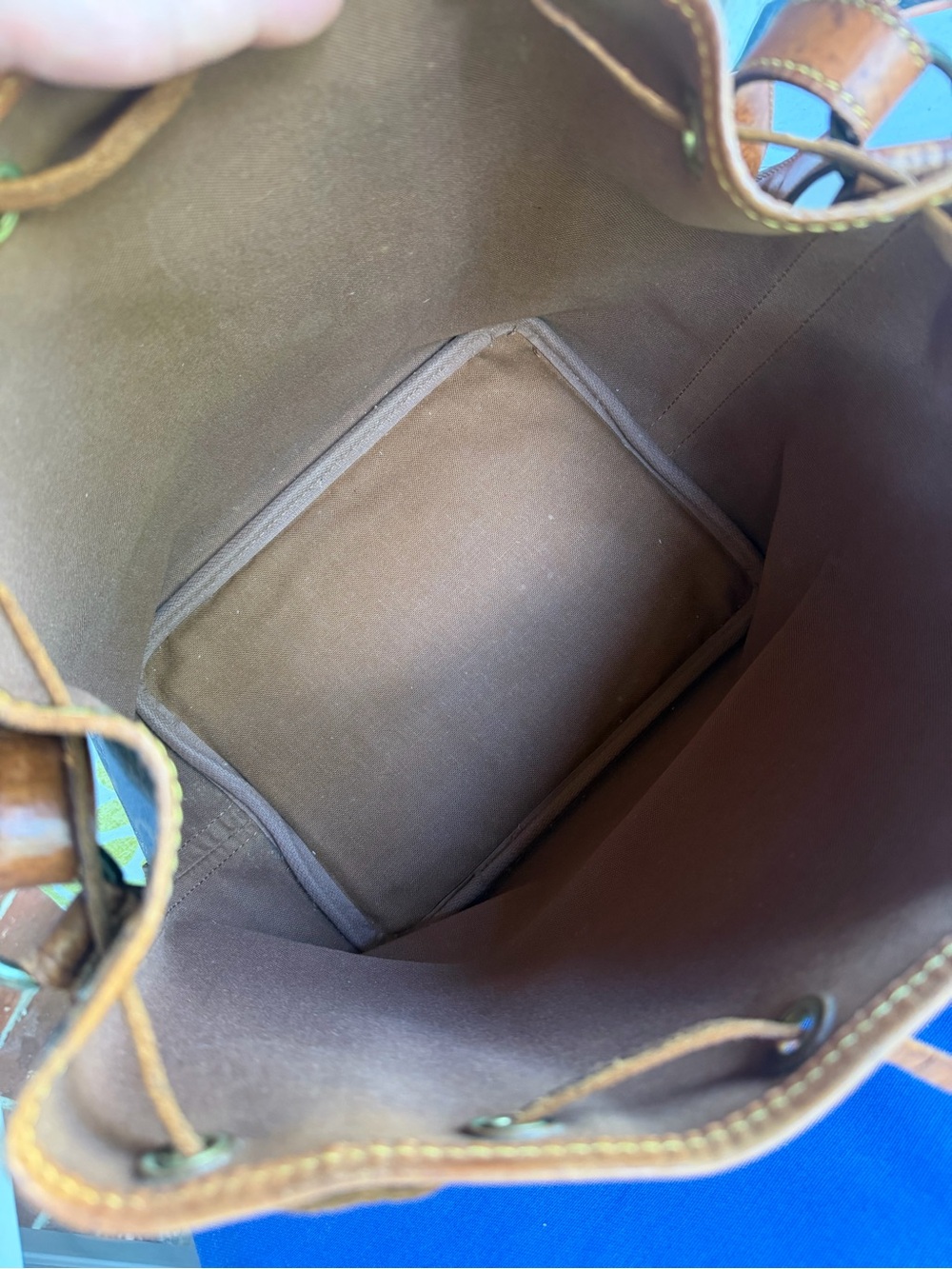 AUTHENTIC VINTAGE LOUIS VUITTON NOÉ BUCKET BAG — MONOGRAM— MADE IN FRANCE — 1989 - Picture 13 of 14